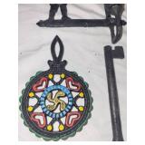 Collection of 11 Decorative Cast Iron Items