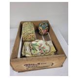 Collection of Italian Handcrafted Ceramic Pieces with Floral Designs