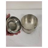 Vintage Vanity Set with Mirror, Morimura Hand Painted Tray, and Decorative Music Box