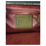 Coach Leopard Print Handbag with Leather Accents