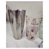 Complete Vintage Bar Master Jr. Cocktail Set with Glassware and Guides