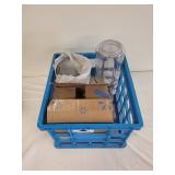 Complete Vintage Bar Master Jr. Cocktail Set with Glassware and Guides