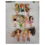 Lot of Vintage Hong Kong Dolls and Outfits with Accessories