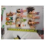 Lot of Vintage Hong Kong Dolls and Outfits with Accessories