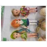 Lot of Vintage Hong Kong Dolls and Outfits with Accessories