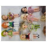 Lot of Vintage Hong Kong Dolls and Outfits with Accessories