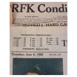 Collection of Vintage Newspapers Featuring Historical Headlines