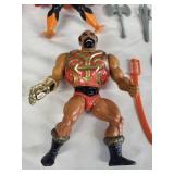 Set of 4 he-man Vintage Action Figures with Accessories