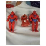 He-Man and Skeletor Collectible Coin Banks with Vintage Action Figures