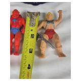 He-Man and Skeletor Collectible Coin Banks with Vintage Action Figures