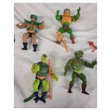 Set of 4 Vintage he-man Action Figures with Accessories