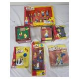 Collection of The Simpsons Toys and Ornaments - 10-Piece Gift Set, Figures, and More
