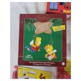 Collection of The Simpsons Toys and Ornaments - 10-Piece Gift Set, Figures, and More