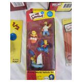 Collection of The Simpsons Toys and Ornaments - 10-Piece Gift Set, Figures, and More