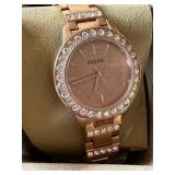 Fossil Rose Gold Women