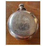 Antique Dueber Hunter Pocket Watch with Crescent Watch Case