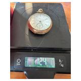 Antique Dueber Hunter Pocket Watch with Crescent Watch Case