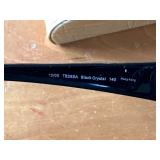 Tommy Bahama Black Crystal 140 Sunglasses with Case