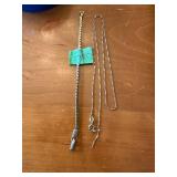 Vintage Coro Bracelet and Sterling Silver Necklace Set