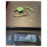 Vintage Coro Bracelet and Sterling Silver Necklace Set