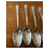 Set of 5 Vintage Sterling Silver Teaspoons by A.S. Co