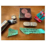 Collection of Vintage Pocket Tools and Decorative Items