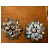 Vintage Iridescent Aurora Borealis Jewelry Set