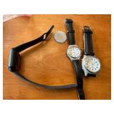 Collection of 3 Wristwatches Including Analog and Smartwatch Parts