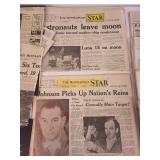 Collection of Historical Newspapers and Magazines on Kennedy Assassination and 1960s-1970s Events