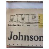 Collection of Historical Newspapers and Magazines on Kennedy Assassination and 1960s-1970s Events