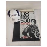 Scott Dixon Autographed Indy 500 Memorabilia Set with Hat and Poster