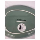 Collection of Household Items: Leaf Serving Dish, Bottle Candle Holder, Scale & Glassware