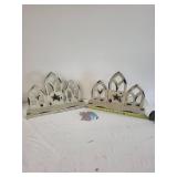 Pair of Gothic Style Distressed Wall Shelves