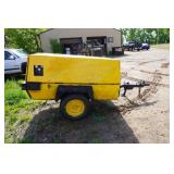 Atlas Copca Tow Behind 185 CFM Commercial Air Compressor