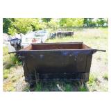 Metal Wheeled Dumpster With Lid