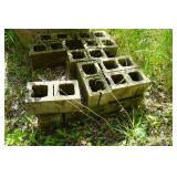 Lot of Loose/Unpalletized Construction Cinder Blocks