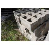 Lot of Loose/Unpalletized Construction Cinder Blocks