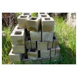 Lot of Loose/Unpalletized Construction Cinder Blocks
