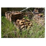 Large Lot of Decorative Red Clay Construction Bricks