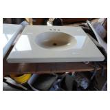 Cultured Marble Bathroom Vanity Top Sink