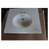 Cultured Marble Bathroom Vanity Top Sink