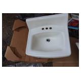 Ceramic Wall Mount Bathroom Sink