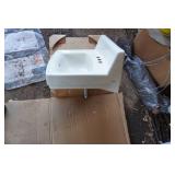 Ceramic Wall Mount Bathroom Sink