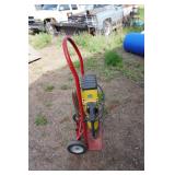 Boss Brute Electric Jack Hammer With Custom Stand/Cart With 2 Bits