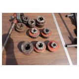 Ridgid Manual Pipe Threader with 9 Assorted Dies