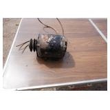 Electric Motor With Pulley