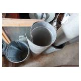 Large Lot of Galvanized Furnace Pipe and Flashing