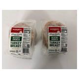C. 2x 32oz Hickory Smoked Turkey Breast-Sliced & Bread Ready