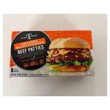 C. 2lbs(6x 1/3lb) Beef Patties-uncured bacon & cheddar