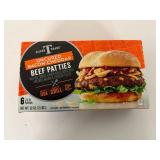 C. 2lbs(6x 1/3lb) Beef Patties-uncured bacon & cheddar